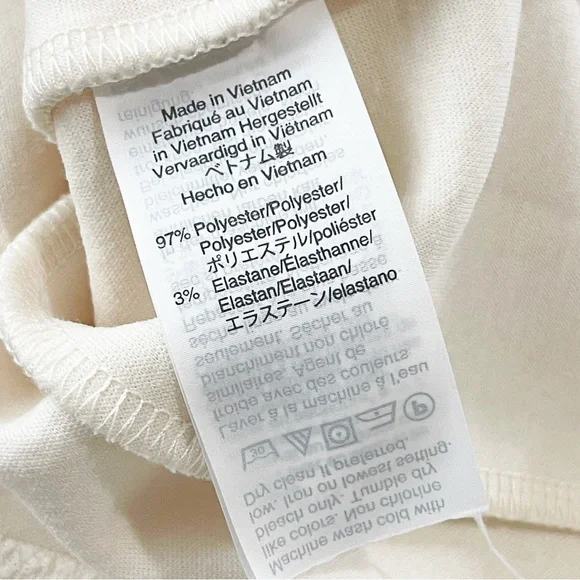 New Madewell Texture & Thread Crepe Wrap Top Cream Ivory Off-White Size S - Picture 9 of 9